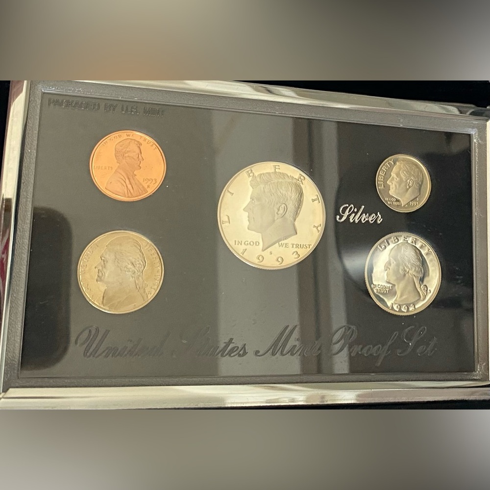 1993 Premier United States Mint Silver Proof Set with Case - Picture 5 of 15